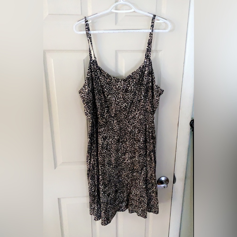 Size  xxl leopard print dress from old navy